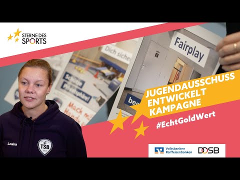 TSB Flensburg mit seiner Initiative „Ein sicherer Ort für alle!“ #SterneDesSports