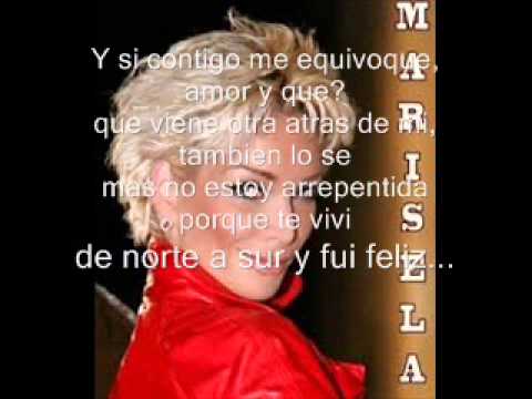 marisela arrepentida con letra