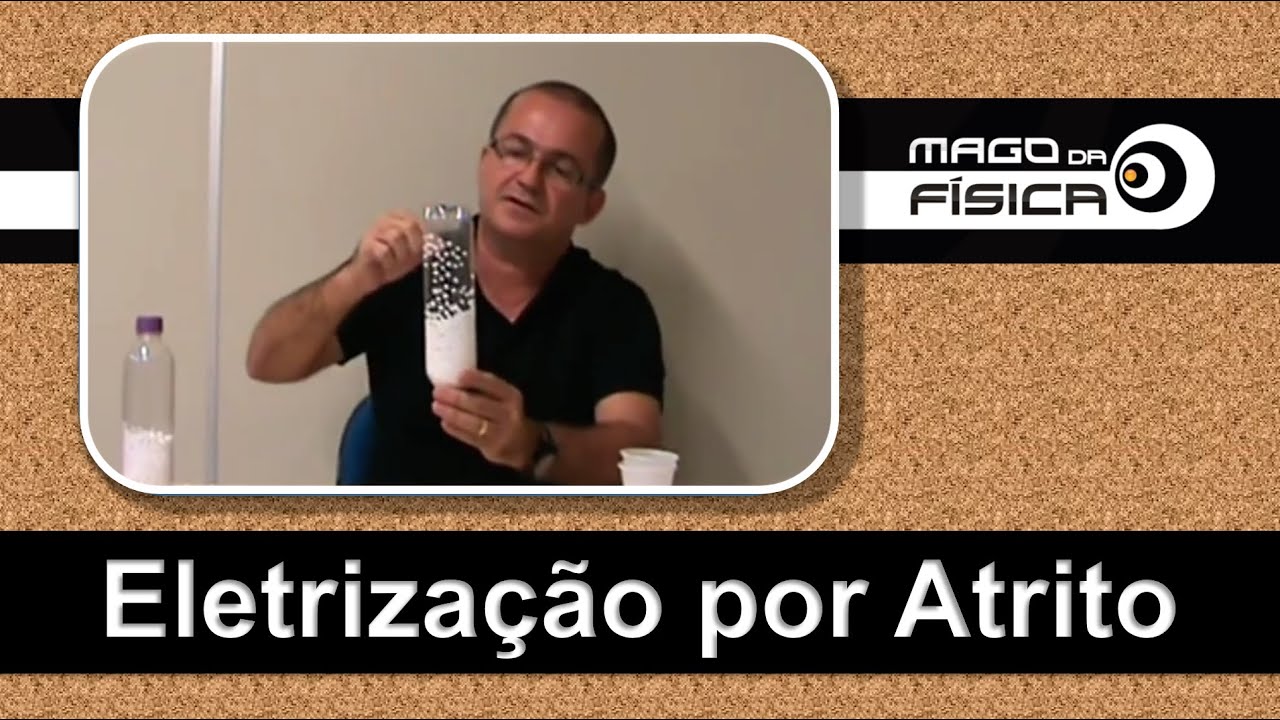 Mago da Física - Eletrização por Atrito (Exemplo Didático)