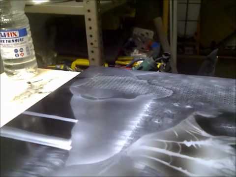 Airbrushed Zombie Computer Casing part 1