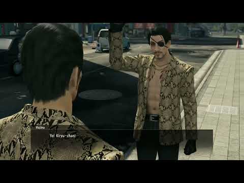 Kiryu steals Majima's style.
