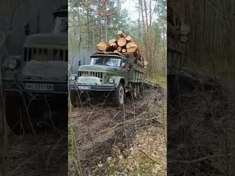 ZİL131 -off-road with heavy load and trailer