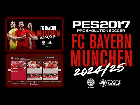 PES 2017 | FC Bayern Munich 2025 Menu Graphic - Compatible With All Patches