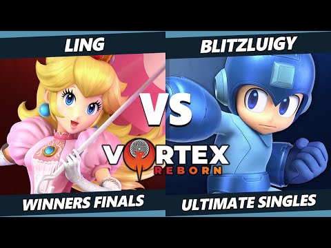 Vortex Legends 14 Winners Finals - Ling (Peach) Vs. BlitzLuigy (Mega Man) SSBU Ultimate Tournament