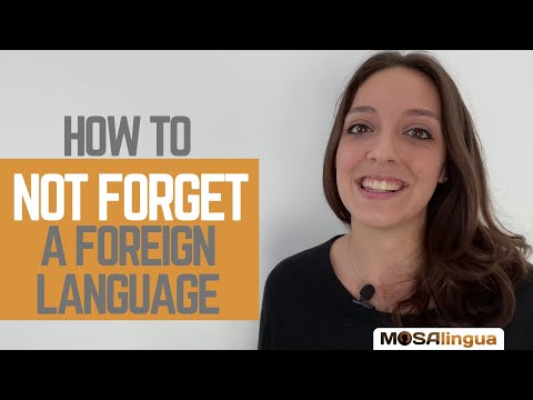 如何不忘外語。3條黃金法則 (How to Not Forget a Foreign Language: 3 Golden Rules)