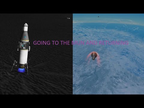 Going to the Mun in Career Mode (heavy visual mods)