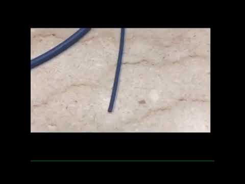 Black Metal Detectable Silicone Cord