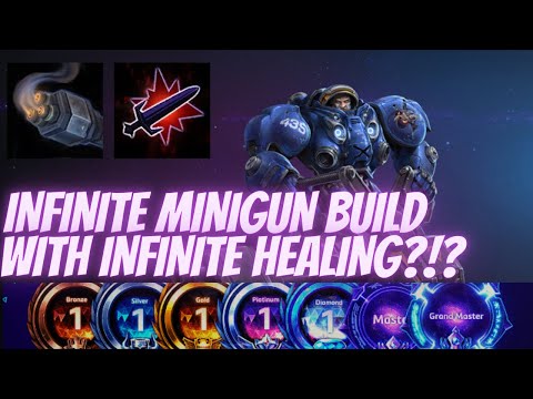 Tychus Odin - INFINITE MINIGUN BUILD WITH INFINITE HEALING?!? - B2GM Season 5 (Diamond 5)