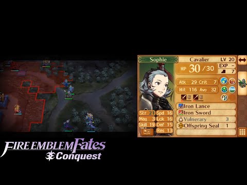 Fire Emblem Fates Conquest Lunatic Blind Paralogue Bold Approach