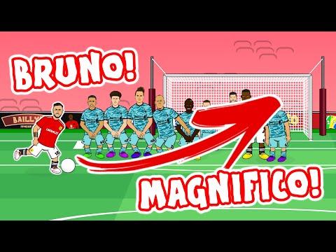 💥BRUNO! MAGNIFICO!💥 Fernandes Free-Kick vs Liverpool (3-2 Man Utd FA Cup goal highlights 2021)