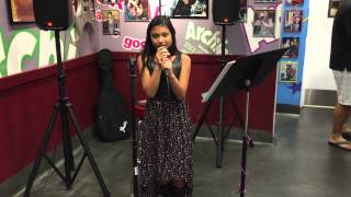 Sydney Noelle Haik performs "Nobody Love" by Tori Kelly at Archie's Ice Cream