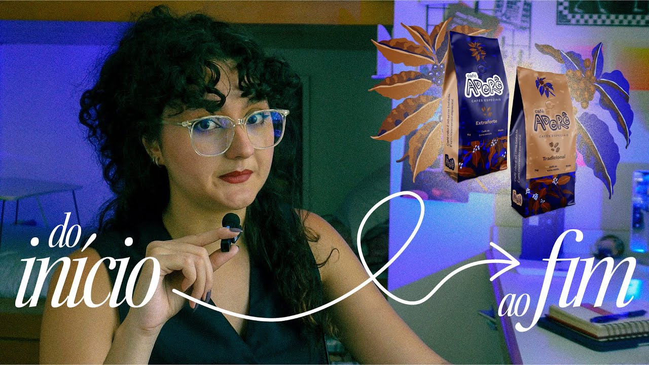 fiz uma identidade visual em 3 horas | briefing fictício de design ✷ vlog de estúdio 09