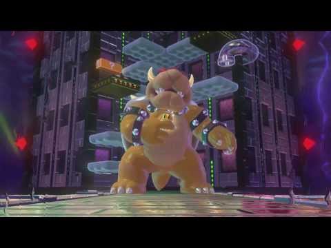 Super Mario 3D World ~ World Bowser-Castle (Green Star & Stamp Guide)