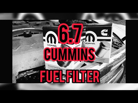 2017 Ram 6.7 Cummins Fuel Filter change (2013+) Video