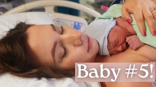 Meet our 5th baby, gender reveal, & birth story!