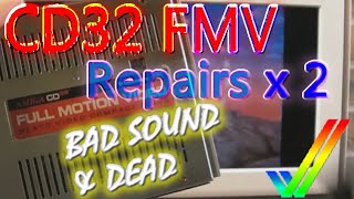 Commodore Amiga CD32 FMV Module Repairs x 2 (Rare CD32 upgrade, can they be fixed?)