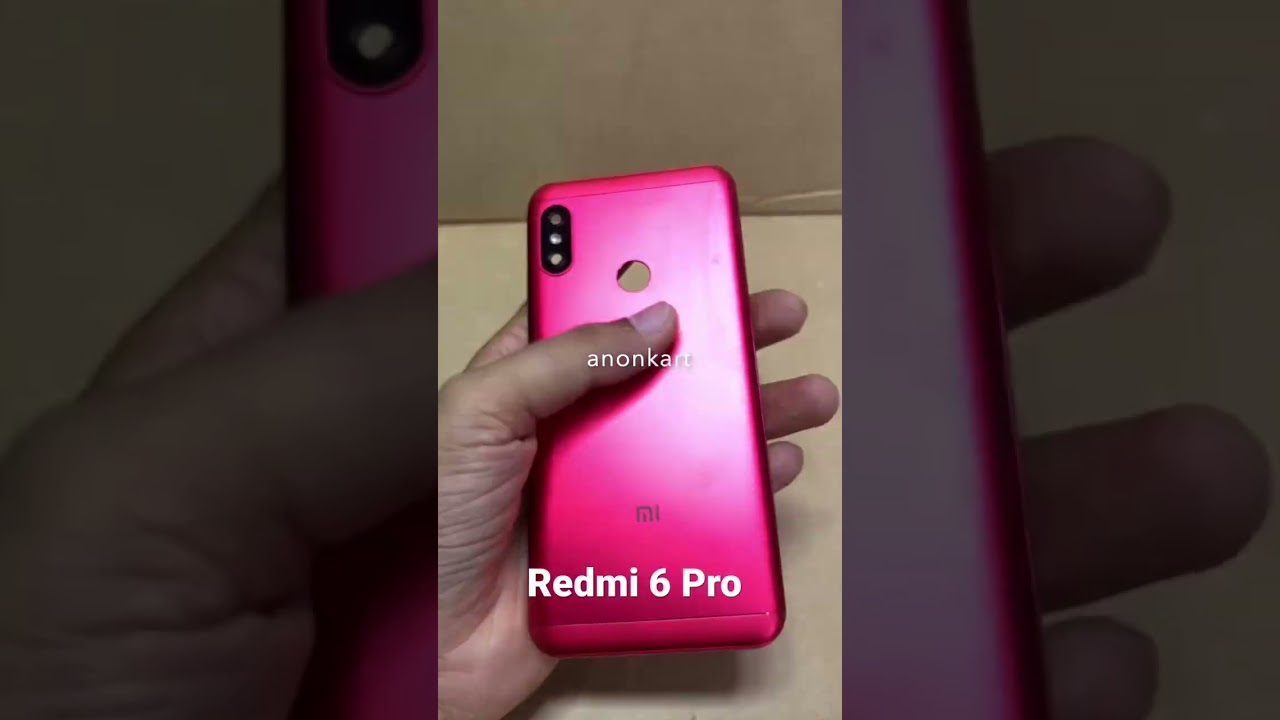 Watch video Anonbasics Back Panel Replacement Compatible For Redmi 6 Pro Now Anonbasics Back Panel Replacement Compatible For Redmi 6 Pro