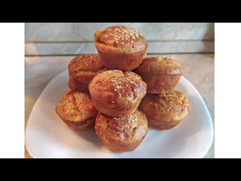Pica mafini, vazdusasti, jednostavni za pravljenje i ukusni 🍕🧁☺️😋 #muffins #pizza #breakfast