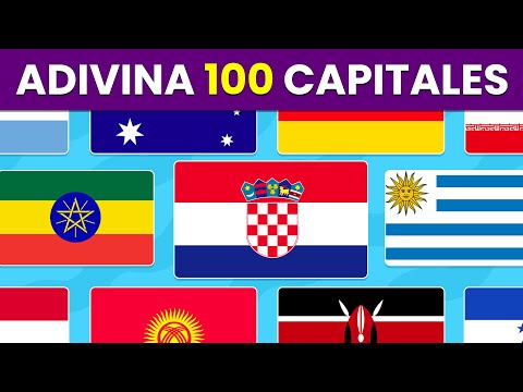 Guess 100 World Capitals 🚩🌎 | Geography and General Knowledge Quiz ✅