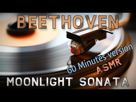 Beethoven – Moonlight Sonata (1 Hour Relaxing Piano & Orchestra with Vinyl Crackle)