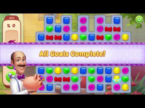 Homescapes Level 855 Hard