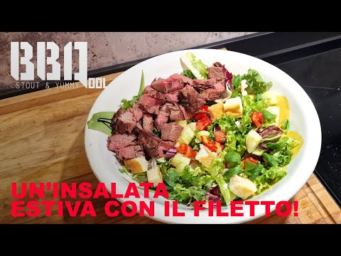 Un'insalata estiva con un chilo e mezzo di filetto! Equilibrata e sana