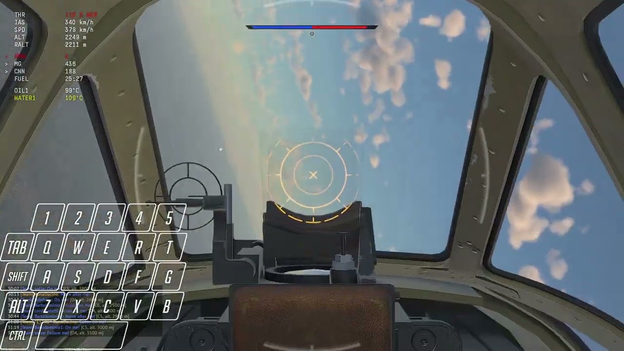 Warthunder ASB Camera demonstration live match