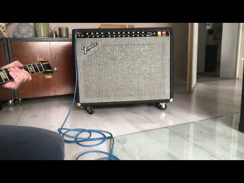1984 Fender Twin Reverb II Blackface Paul Rivera Era