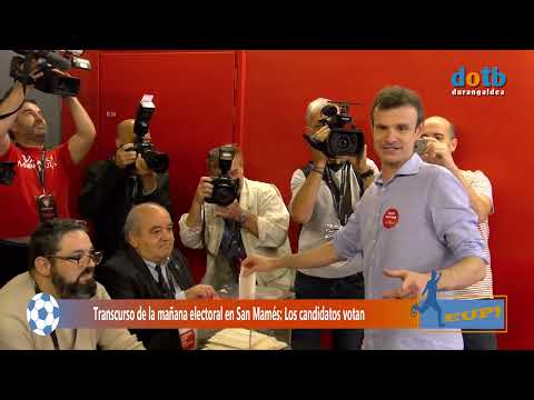 #dotb #eup_dotb Los candidatos a la presidencia del Athletic han votado esta mañana