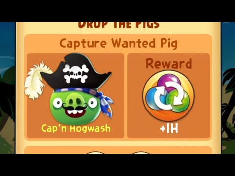 Angry Birds Pop Level 856 - during event ' Capture Wanted Pigs ' - Cap 'n' Hogwash