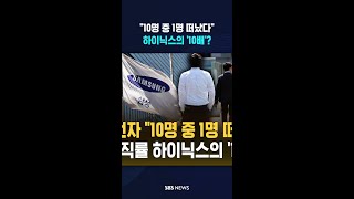 삼성전자 이·퇴직률 하이닉스의 '10배'? / SBS / #shorts
