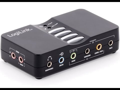 LogiLink Prisijungti | USB garso dėžutė 7.1 8 kanalų | UA0099 video
