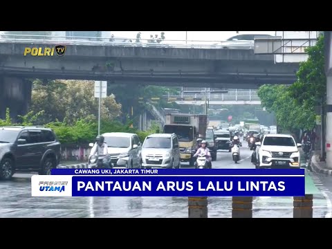 NTMC POLRI - PANTAUAN ARUS LALU LINTAS SORE DI CAWANG UKI, JAKARTA TIMUR 15/07/25