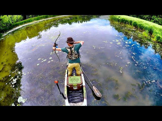 Tidbits: Kayak Bowfishing - Gear Setup and Carp Bowfishing on Lake Champlain