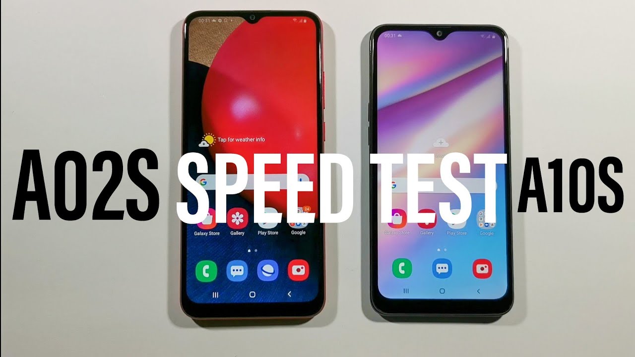 Samsung A02S vs Samsung A10s Comparison Speed Test