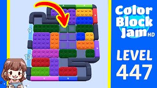Solution du Niveau 447 de Color Block Jam