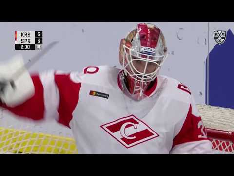 Nikita Bespalov denies Gilbert Brule effort