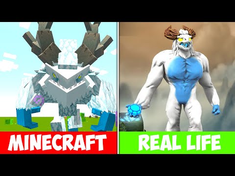 Mowzie's Mobs Minecraft vs Real Life