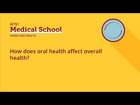 How does oral health affect overall health?