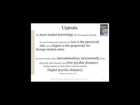 Internationalization Theories: The Uppsala Model