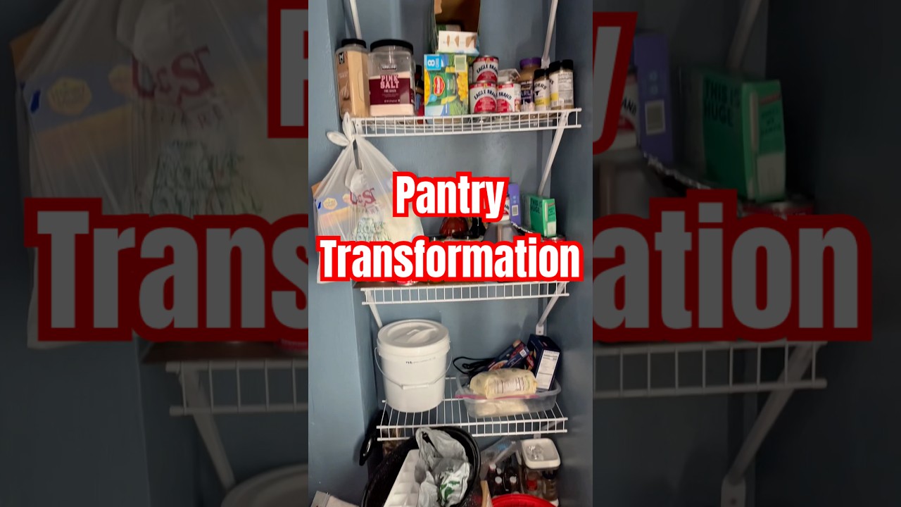 How To Maximize Space In A Small Pantry (Storage Space) #organizedhome #smallspaces #homeorganizing