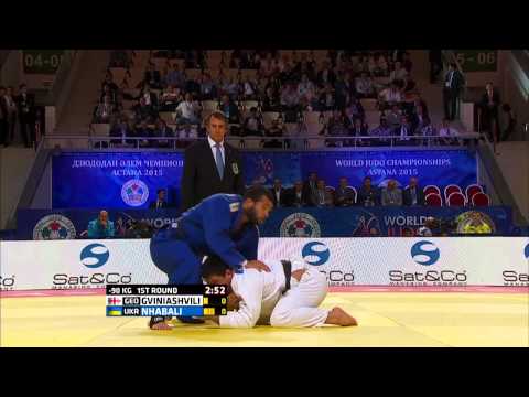Beka Gviniashvili vs Quedjau Nhabali World Judo Championships 2015 - Astana