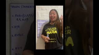 Union and Intersection