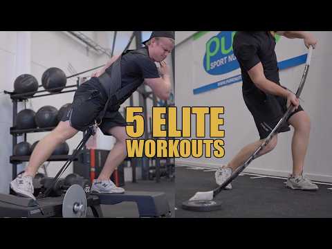 5 Elite Exercises To Shoot Harder & Skate Faster ! For EVERY Hockey Player