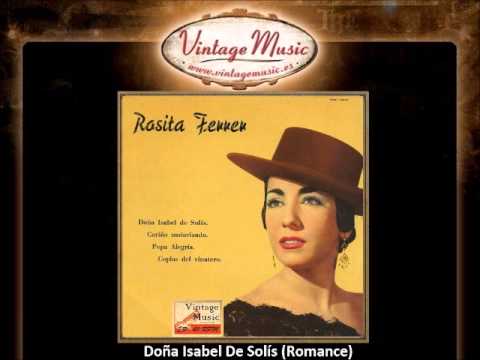 Rosita Ferrer -- Doña Isabel De Solís (Romance) (VintageMusic.es)