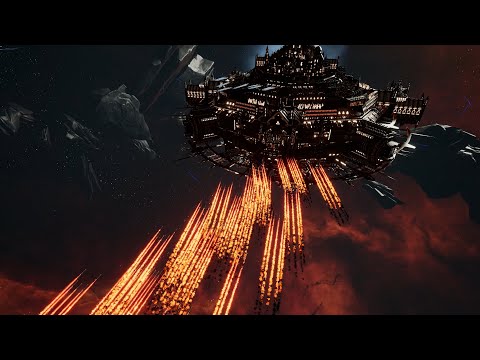 Skalgrim Mod - Imperial Navy vs Space Marines - Massive Battle - Battlefleet Gothic Armada 2