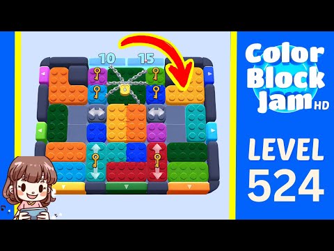Color Block Jam Level 524 Solution Walkthrough