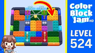 Solution du Niveau 524 de Color Block Jam