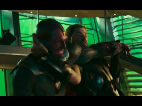 Age of Ultron 2015 Deleted Scenes (Thor vs Vision)