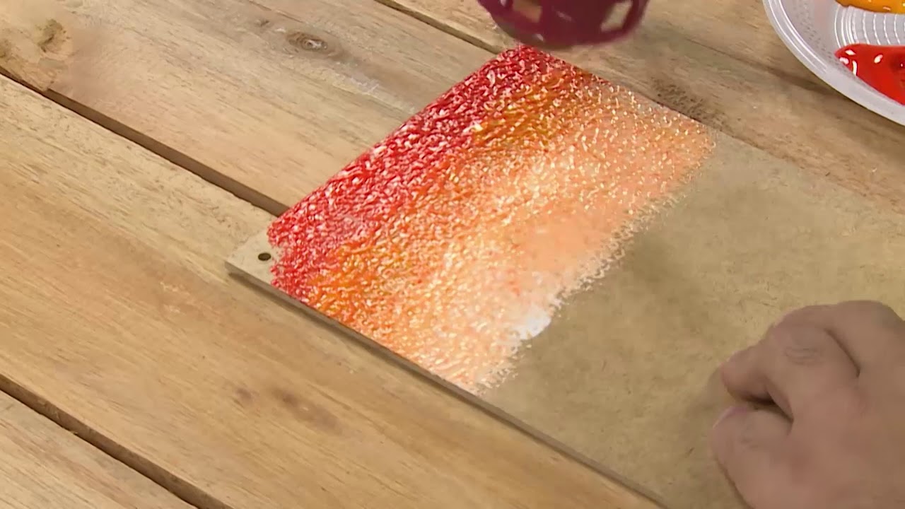 Pintura em Madeira - Quadro de flores